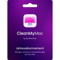 MacPaw CleanMyMac, Sicherheit, Utilities-Software Deutsch, 1 Jahr