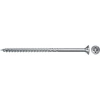 fischer Spanplattenschraube Power-Fast II 4,5x80 Senkkopf 50 Stück, Teilgewinde, verzinkt